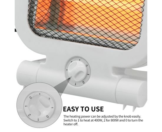 Electric Quartz Stove Mini With 2 Tubes-800W-2 Power Levels: ... - Image 2