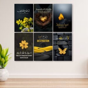 Set of 6 Premium Wall Art Photo Tiles