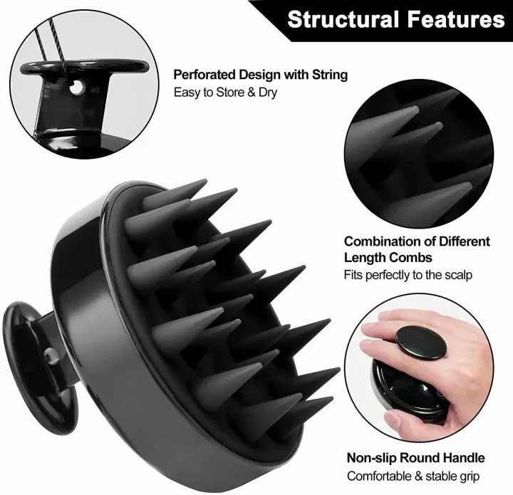 1 Piece Scalp Massager Shampoo Brush - Image 5