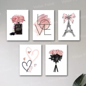Set of 5 Premium Wall Art Photo Tiles