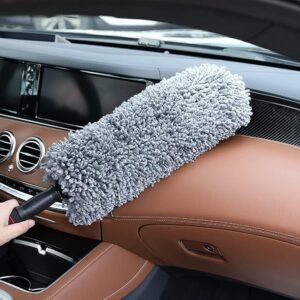Premium Microfiber Car Duster Kit with Telescopic Handle