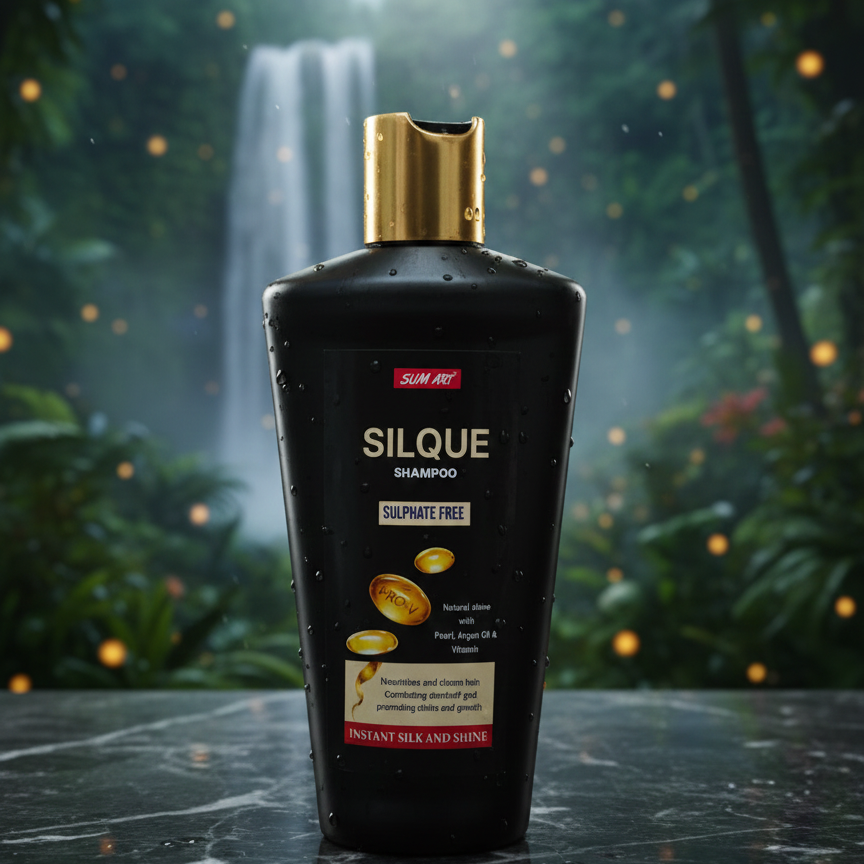 Sum Art Silque Shampoo Providing Gentle Care Nourishing Formula - Image 3