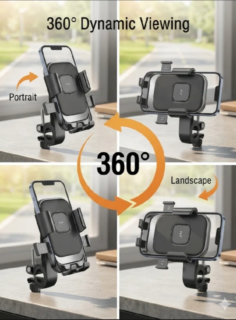 Fly Universal Mechanical Bike & Motorcycle Phone Mount - Image 2