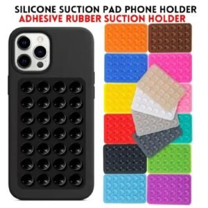 1 Pcs Double Side Silicone Suction Pad Phone Holder