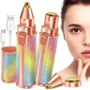 Flawless 2 in 1 Eyebrow Trimmer Multi Attractive Color with USB
