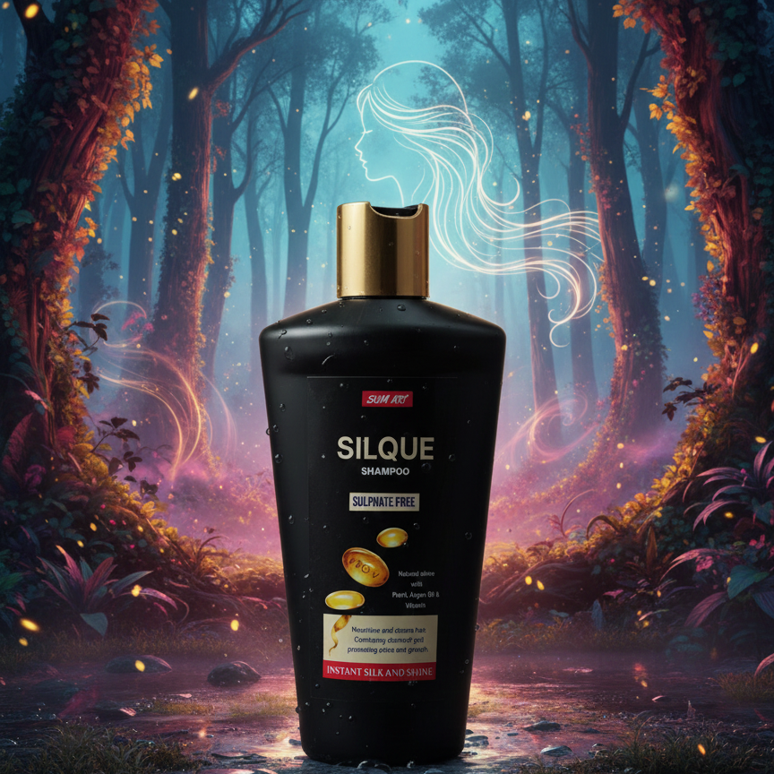 Sum Art Silque Shampoo Providing Gentle Care Nourishing Formula