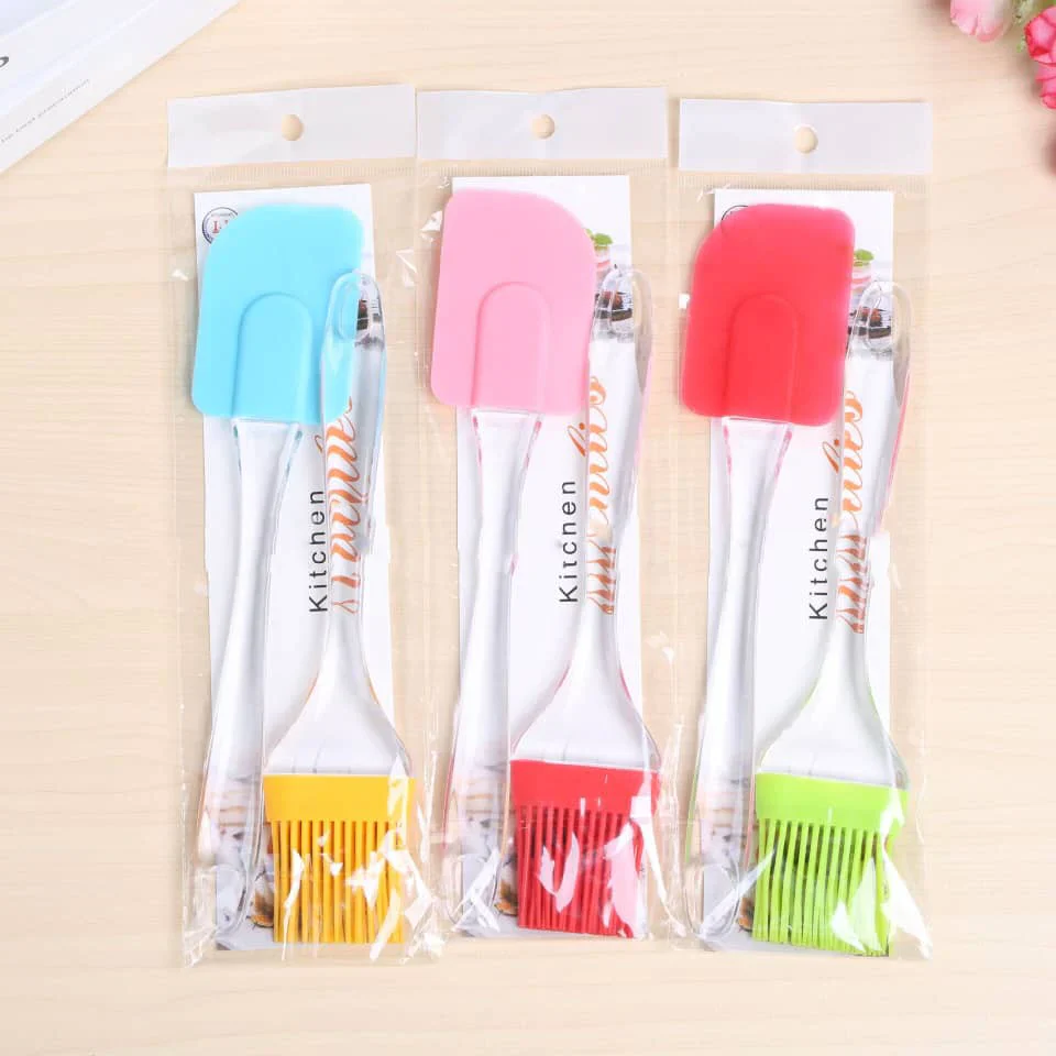 Pack Of 2 - Large Spatula &Amp; Bbq Oil Brush - Image 3