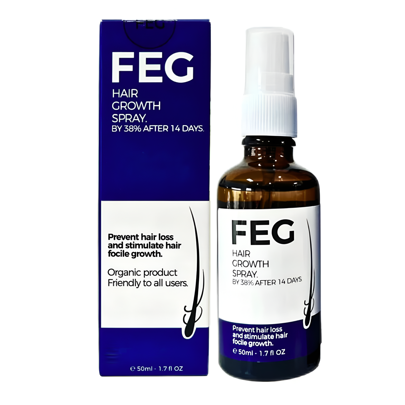 Feg Plus Hair & Beard Regrowth Spray 50Ml - Image 2