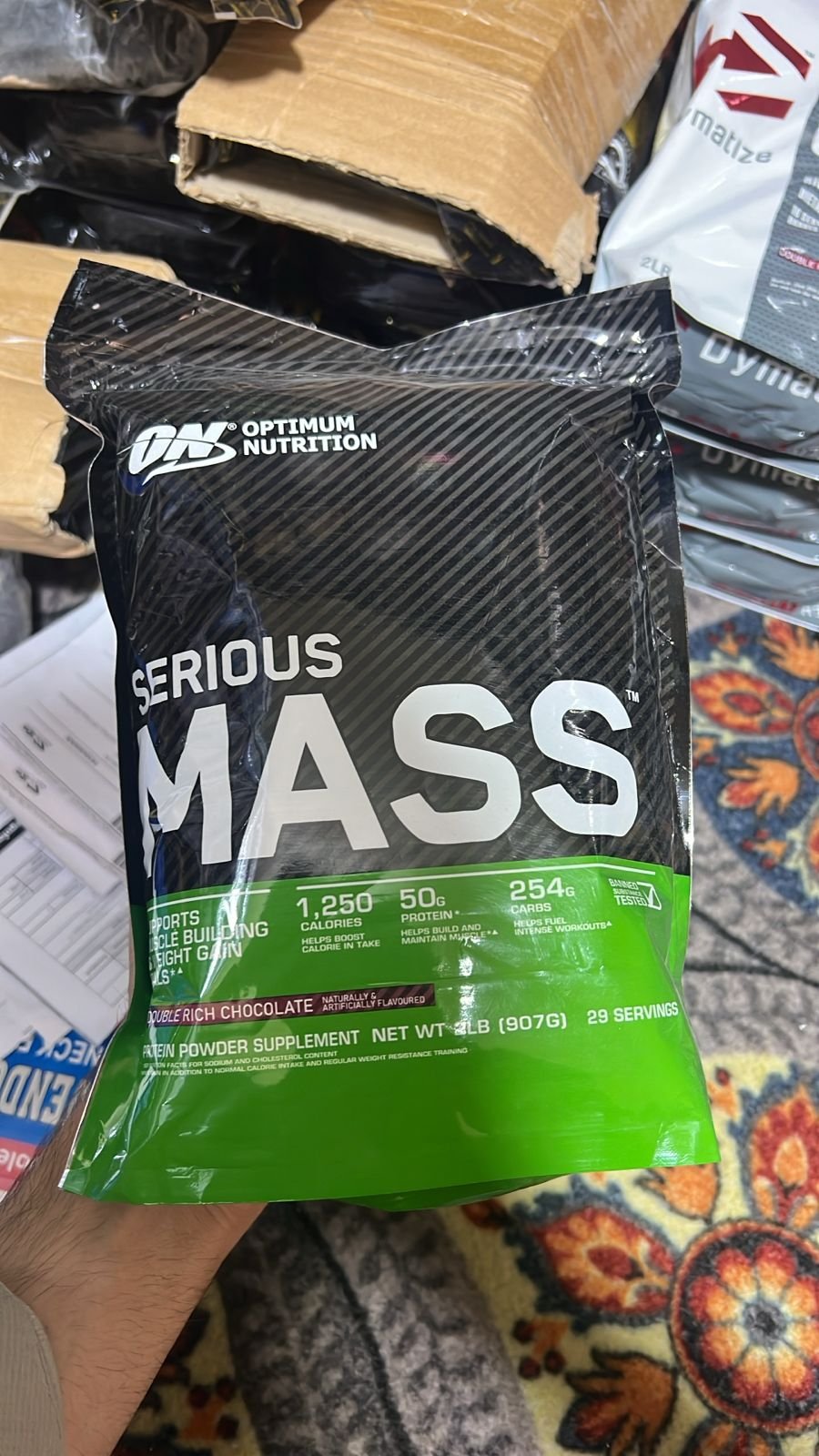 Optimum Nutrition Serious Mass 2lb Weight Gainer - Image 3
