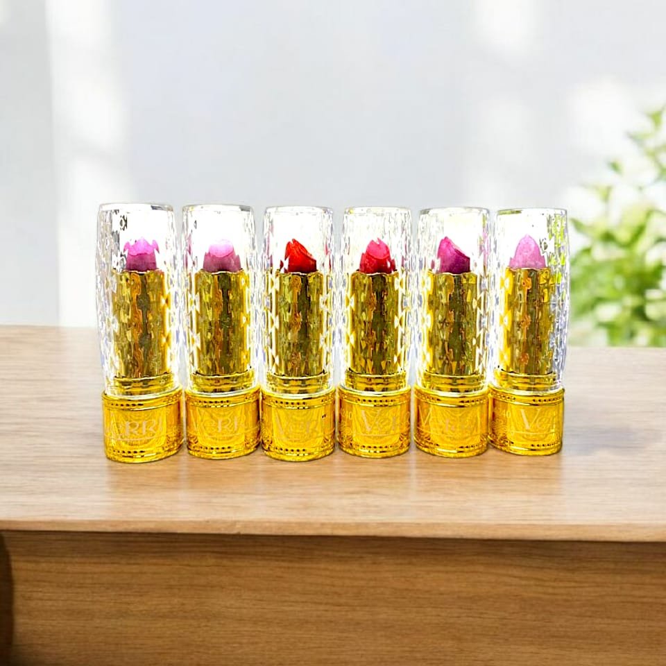 6 Pcs High Pigmented Velvet Matte Lipstick Set - Image 2