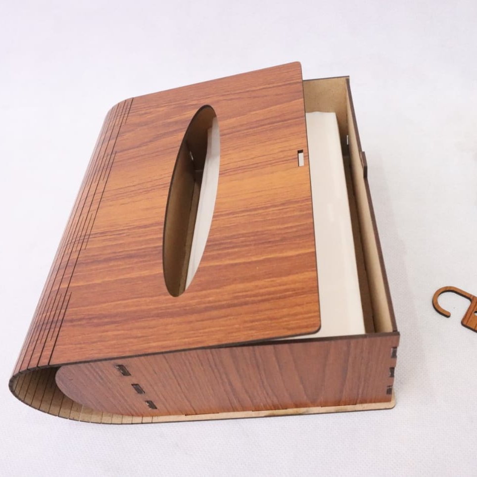 Plain Wooden Tissue Box Elegant Design Smooth Finish Easy Use Durable - Image 2