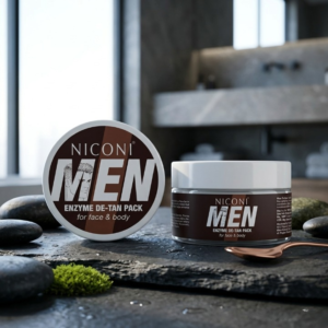Niconi Men Enzyme De-Tan Pack for Face & Body