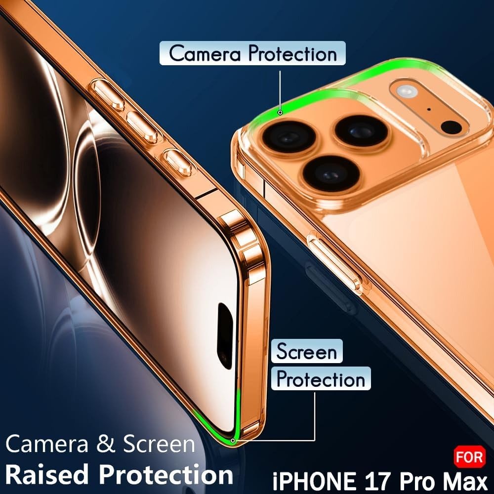 Ultra-Slim 0.2mm Tpu Transparent Case for Iphone 17 Pro Max