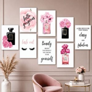 Set of 8 Premium Wall Art Photo Tiles
