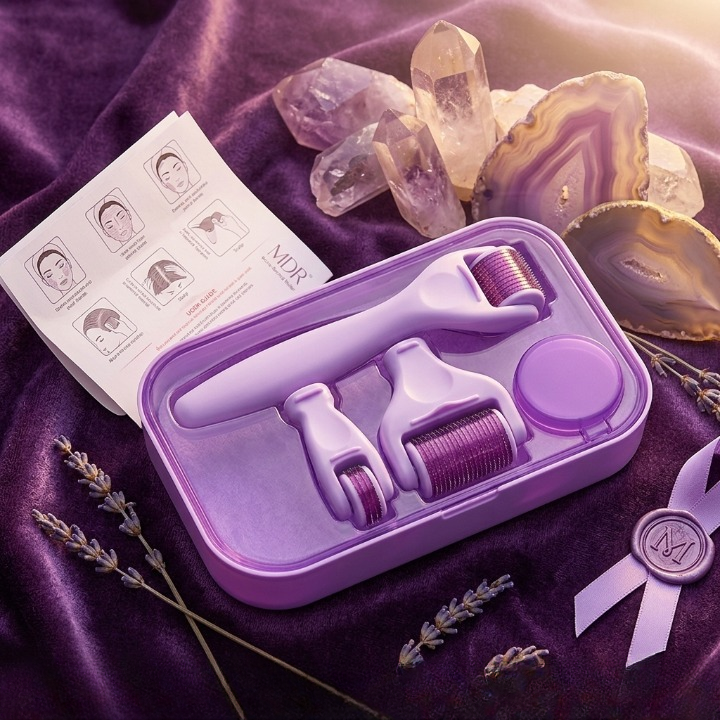 4 In 1 Derma Roller System For Anti Aging Skin Regeneration And... - Image 2