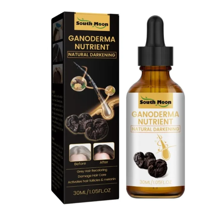 Natural Gandoderma Anti Greying Hair Darkening Serum For Your Hair...