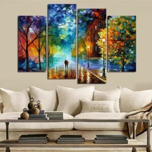 Set of 4 Decorative Wall Art Canvas Frames