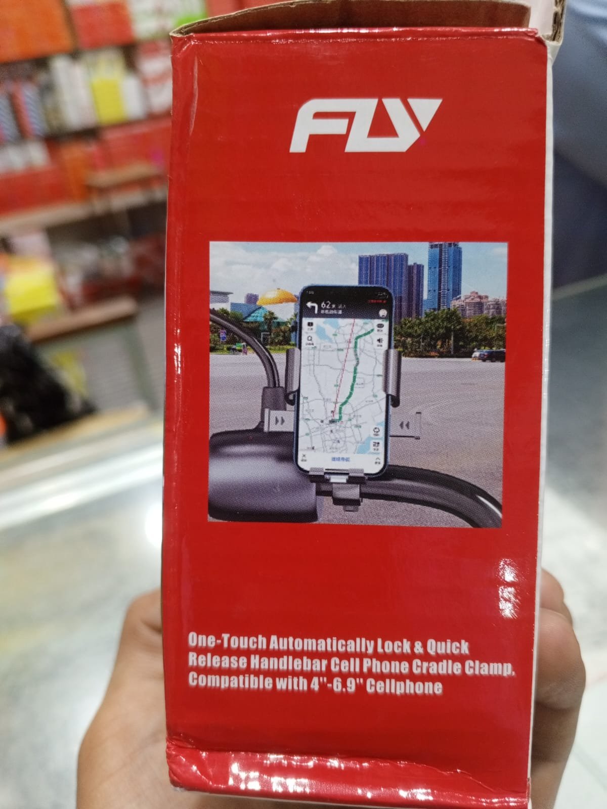 Fly Universal Mechanical Bike & Motorcycle Phone Mount - Image 5
