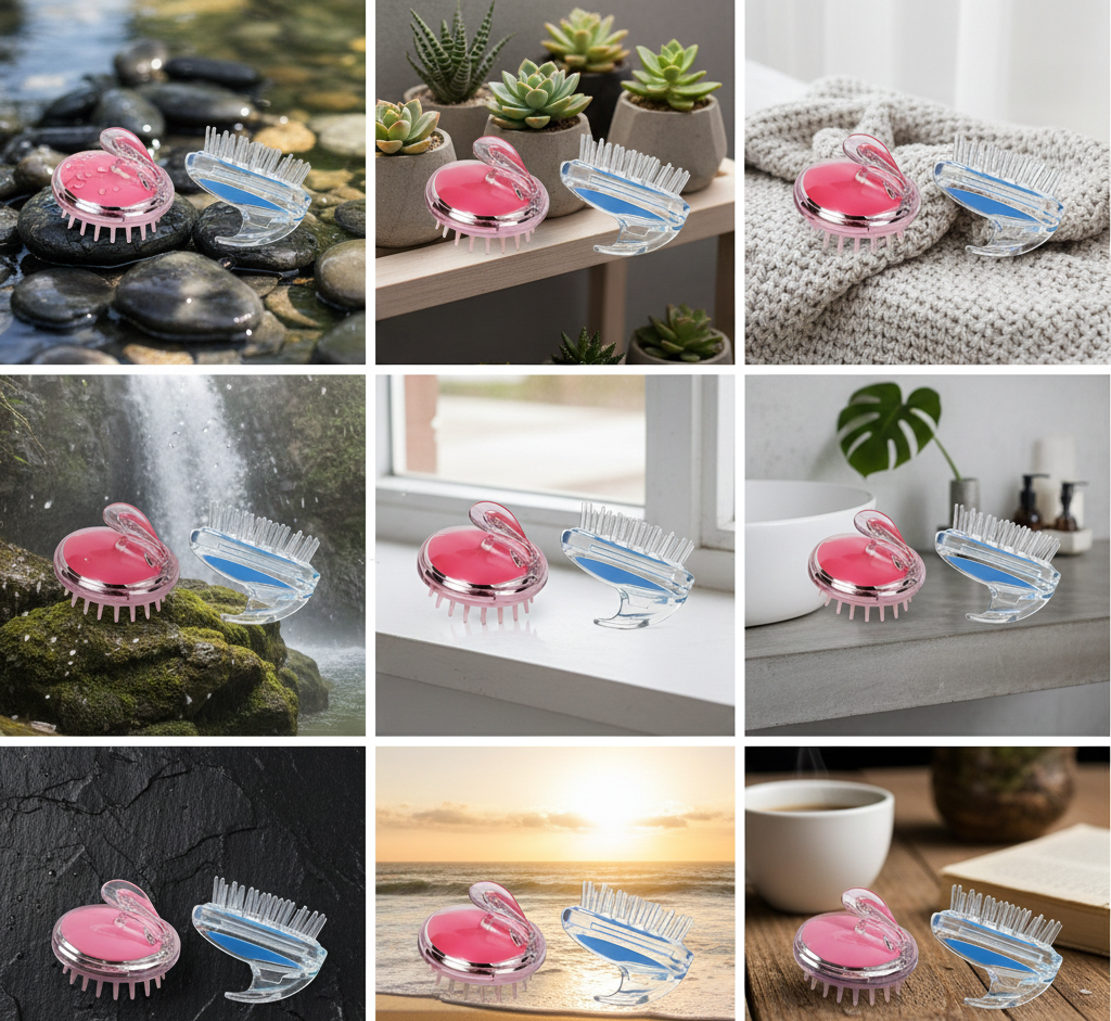 Hair Wash Brush & Scalp Massage Comb