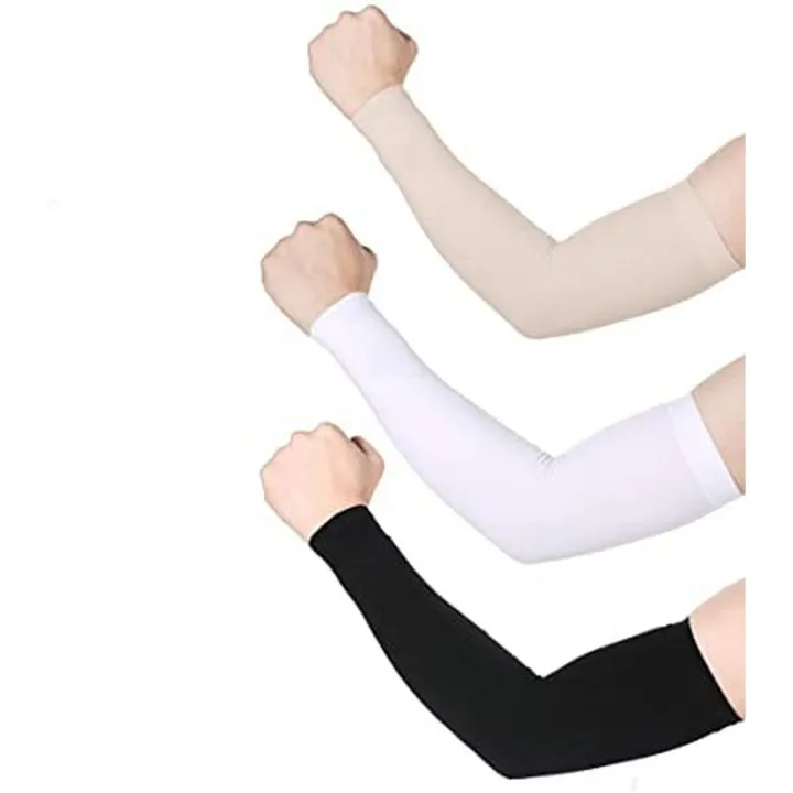 Pack Of 3 Arm Sleeve From The Sun, Long-Sleeved Gloves For All...