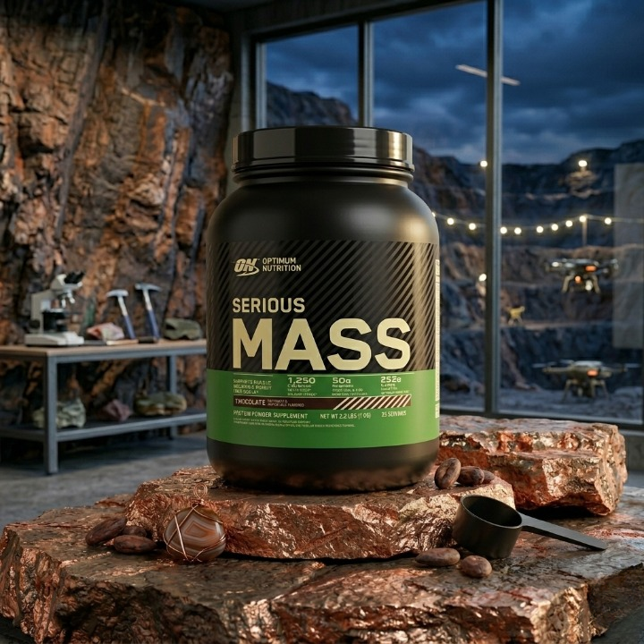 Optimum Nutrition Serious Mass Weight Gainer Powder Chocolate Flavor - Image 2