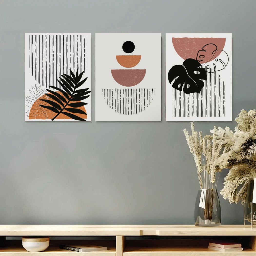 Set of 3 Premium Wall Art Photo Tiles