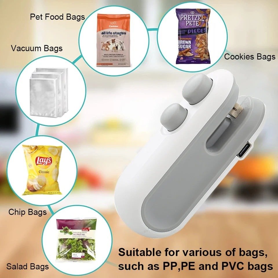Portable Heat Sealer Machine For Food Bags - Image 2