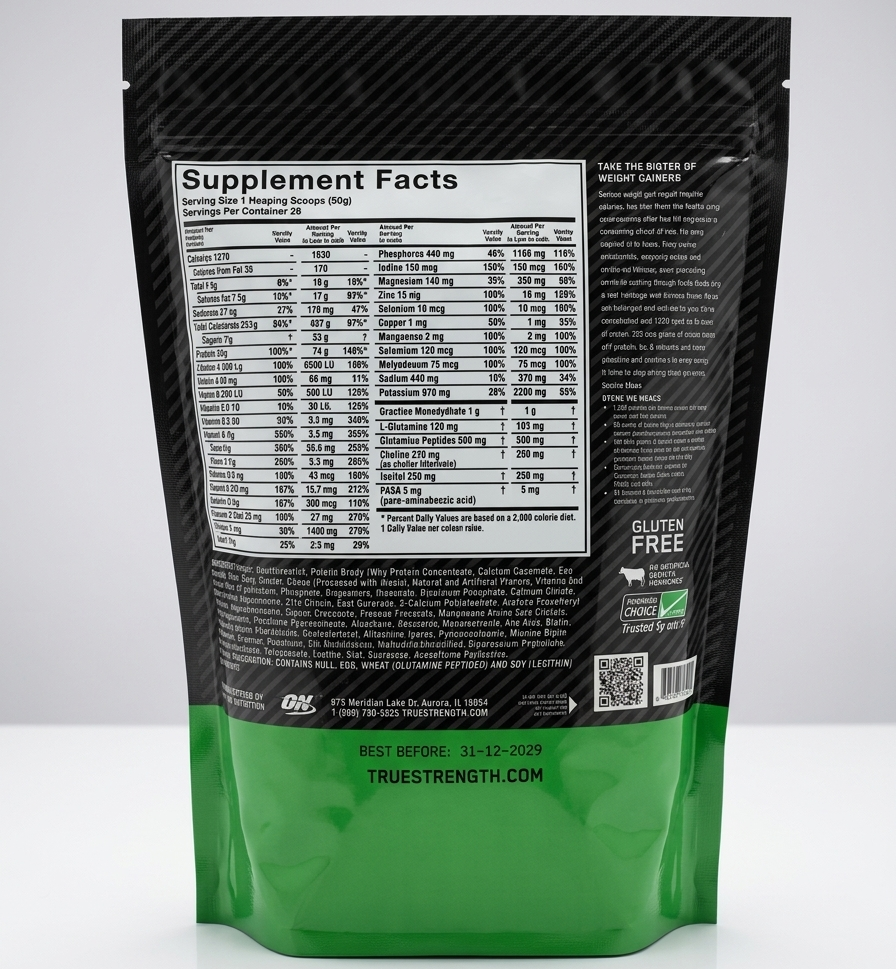 Optimum Nutrition Serious Mass 2lb Weight Gainer - Image 2
