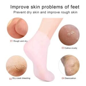 Combo Deal Silicon Gloves and Silicon Socks Durable Quality Comfortable