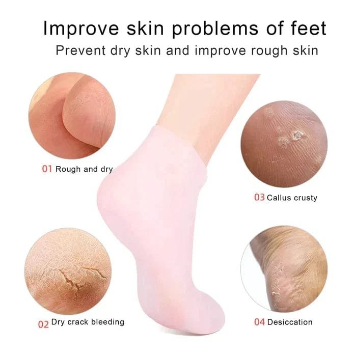 Combo Deal Silicon Gloves and Silicon Socks Durable Quality Comfortable