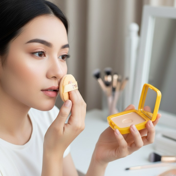 Kashees Bb HD Matte and Poreless 2 in 1 Face Powder - Image 4