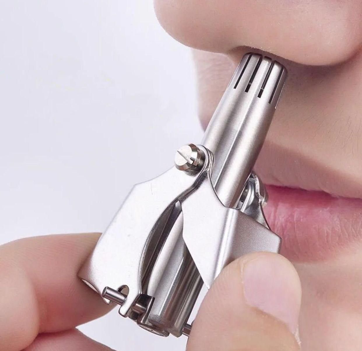 Mini Portable Stainless Steel Nose Hair Trimmer - Image 4