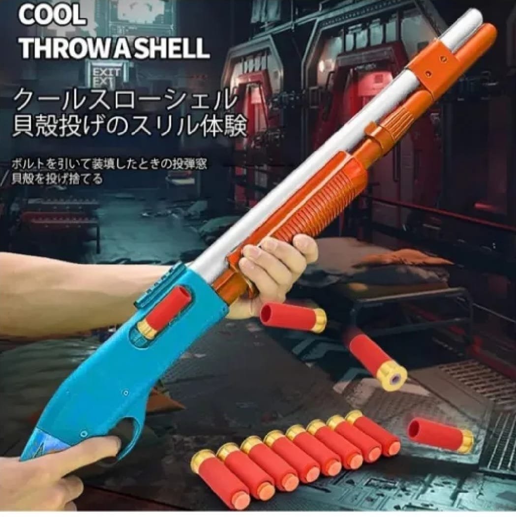 Soft Dart Shell Ejecting Shotgun Toy - Image 2