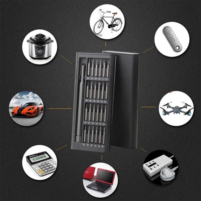 24 in 1 Screwdriver Bit Set Magnetic Disassembly Tool Durable Compact - Image 2