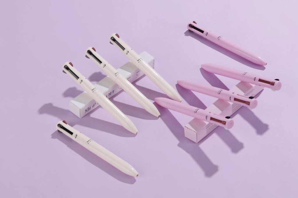 Multi-Effect 4 In 1 Eyeliner Eyebrow Pencil Contour Pen Long... - Image 2