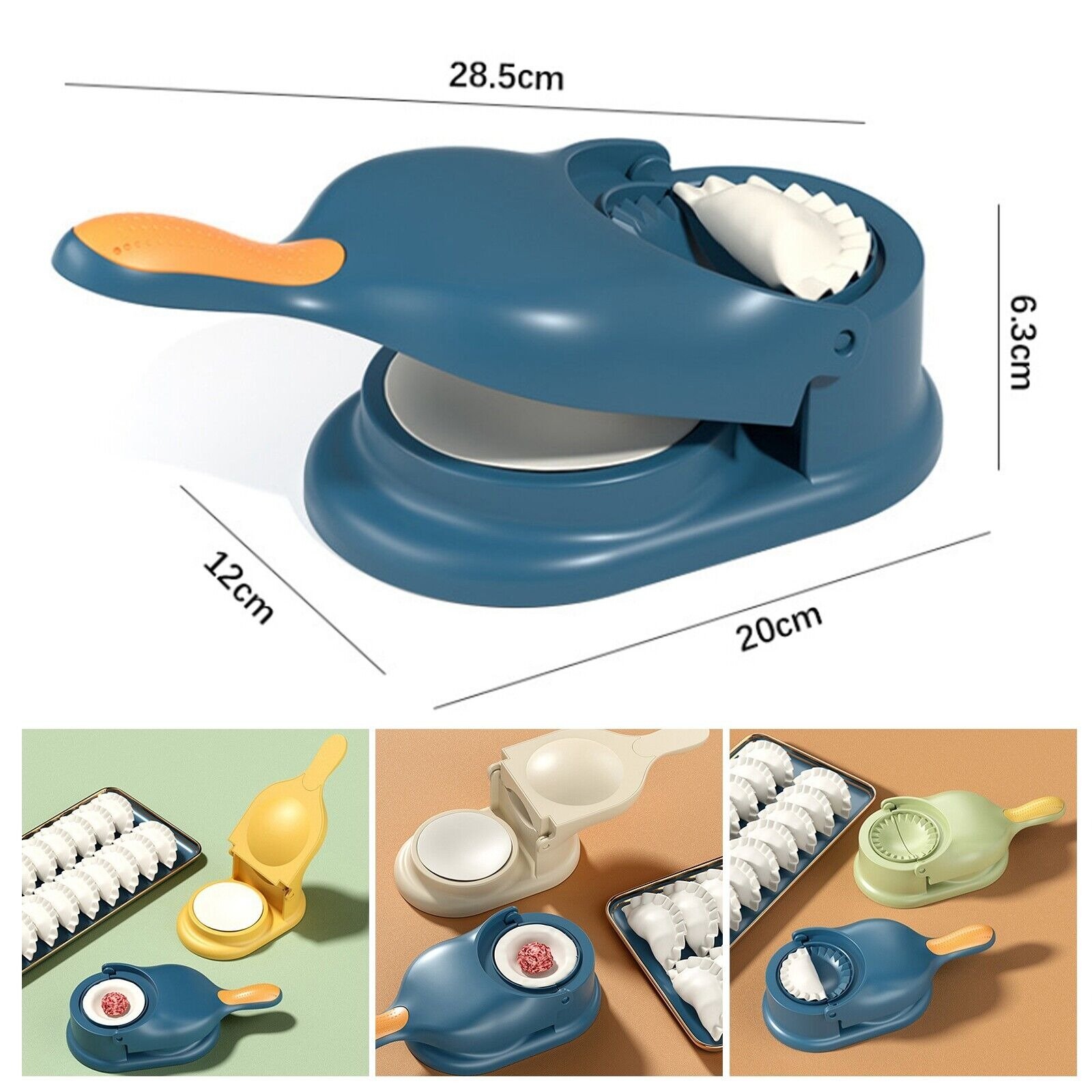 2-In-1 Manual Dumpling Maker & Dough Press Machine - Image 4