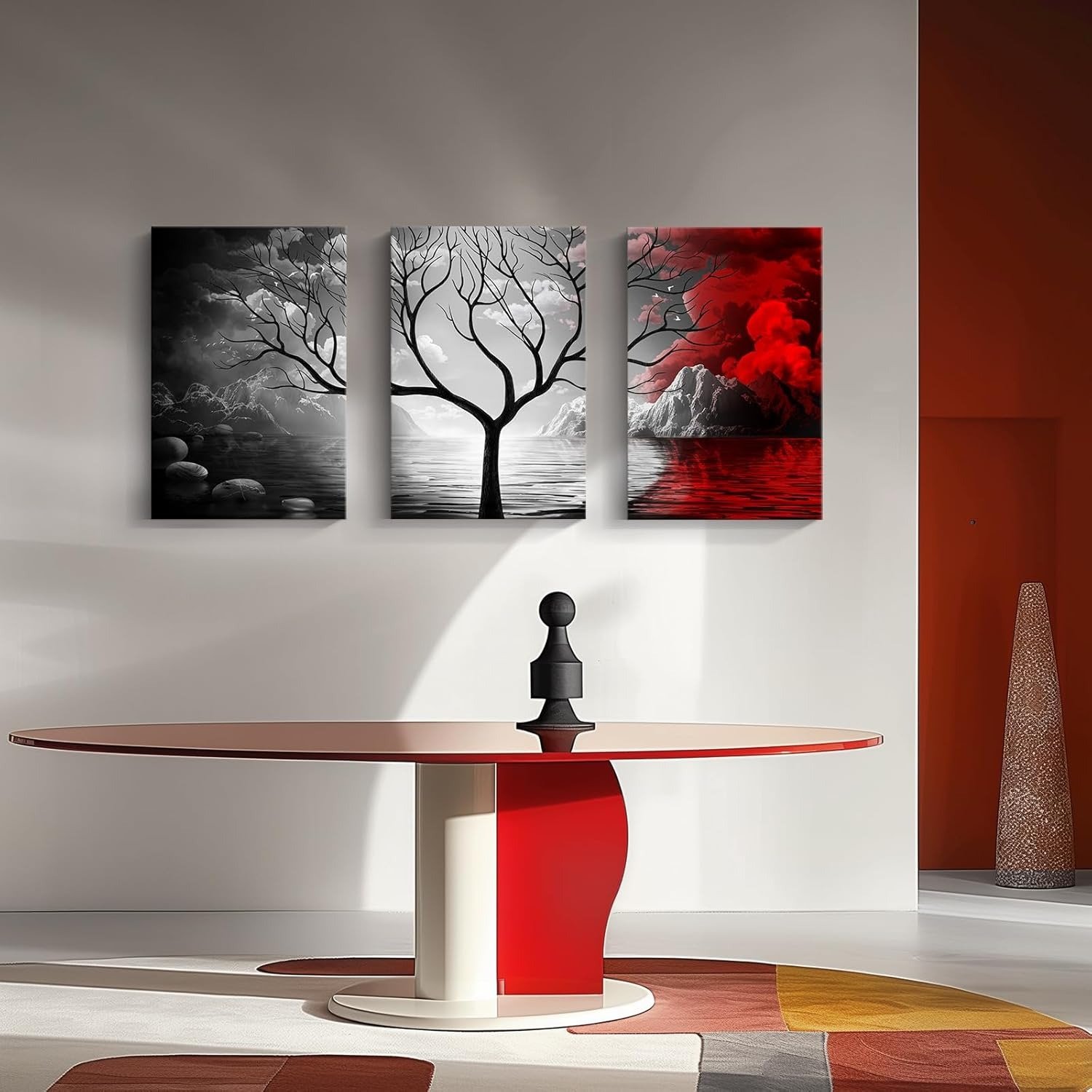 Set of 3 Premium Wall Art Photo Tiles