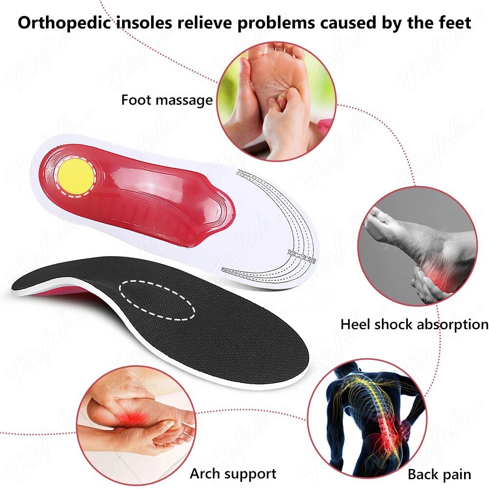 Flat Feet Arch Support Foot Pad Insole Shoe Inserts For Foot Pain... - Image 4