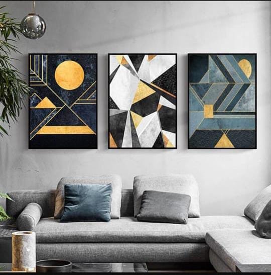 Modern Abstract Wall Art Set - Image 2