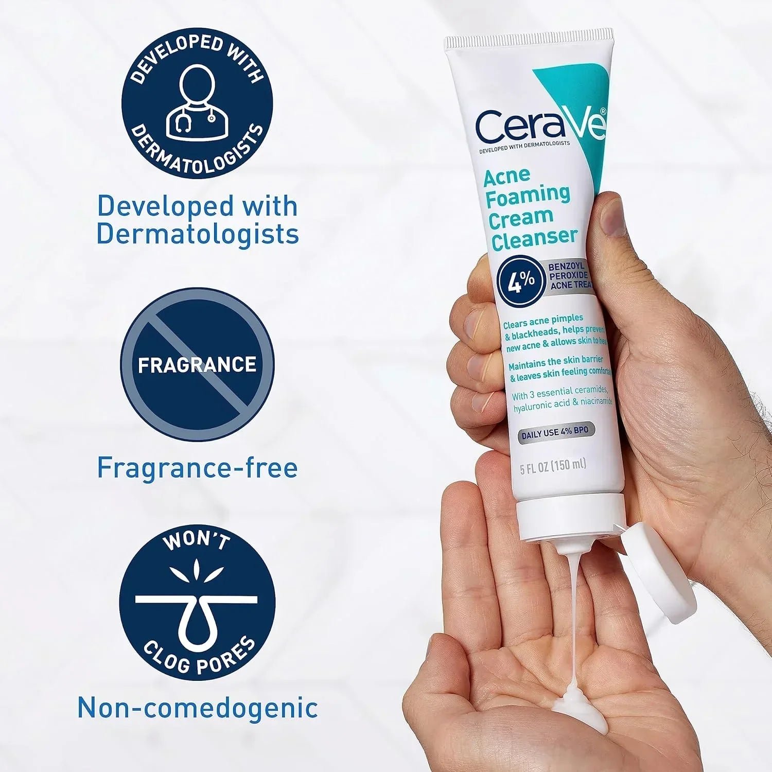 Cerave 4-In-1 Skincare Bundle: Night Cream, Sunblock, Cleanser... - Image 3
