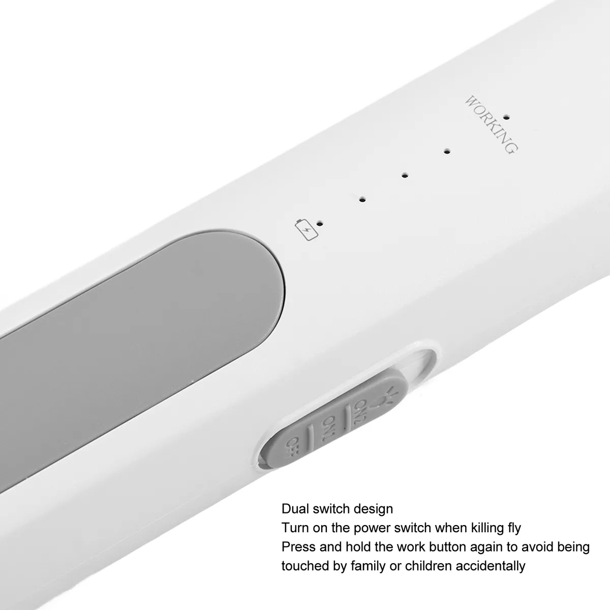Rechargeable Electric Mosquito Killer Racket 2 In 1 Led Flash... - Image 5