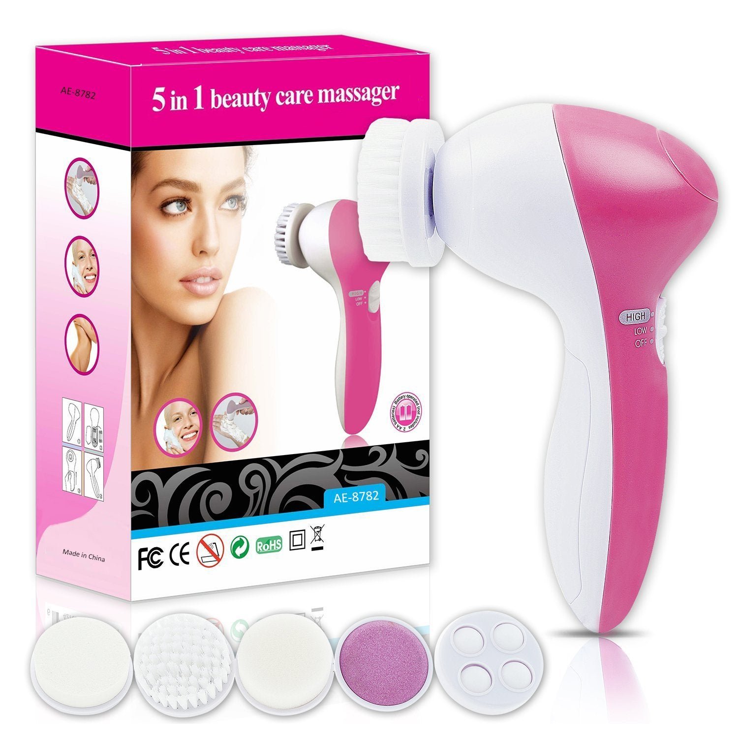5 In 1 Facial Electric Cleanser And Massager, Electric Machine... - Image 5