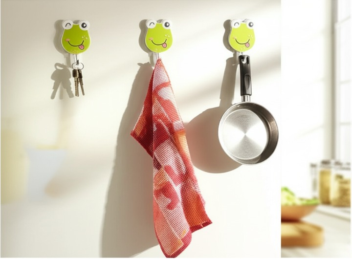 Pack Of 3 Self Adhesive Wall Hooks - Image 3