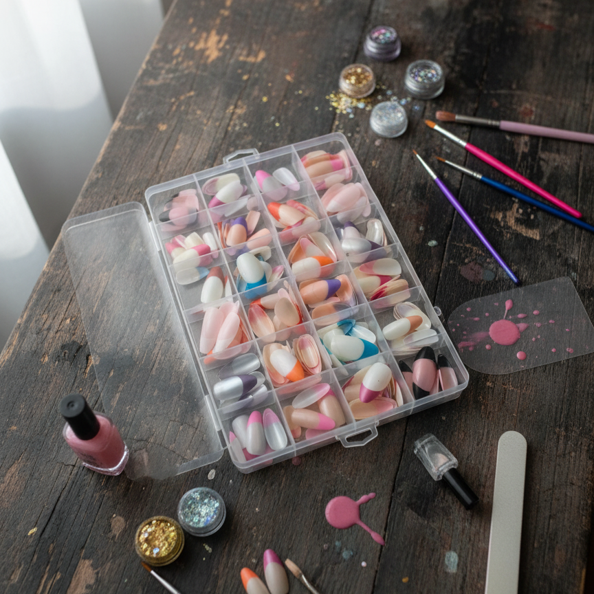 288 Pcs French Nails Set - Image 4
