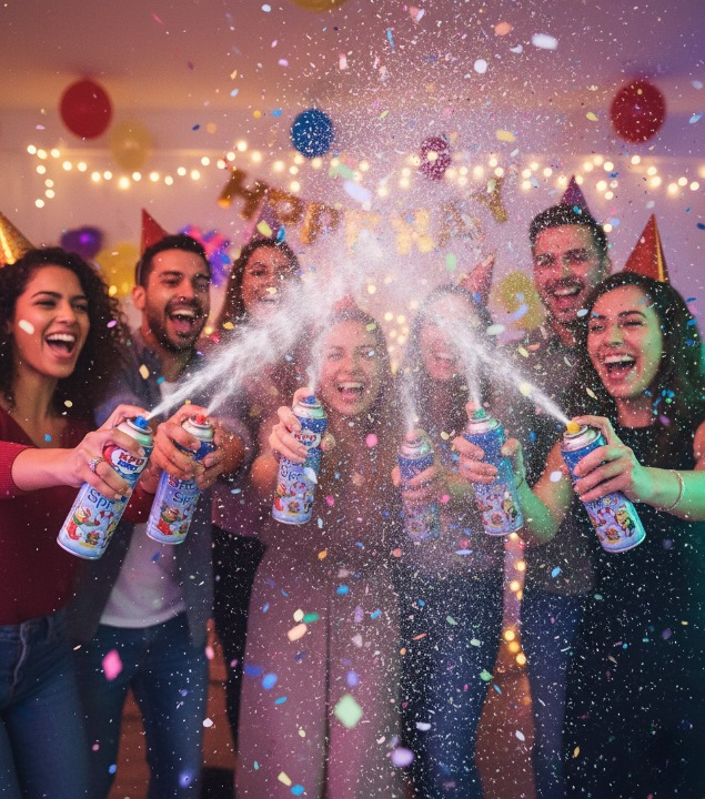 Pack Of 2 Snow Spray For Party - Image 3