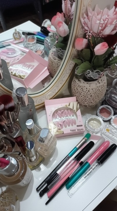 Luxury Pink Nail Tips Set