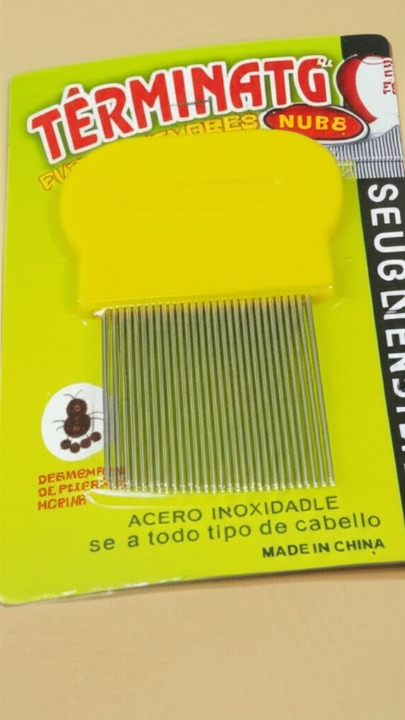 Multicolor Anti-Lice Hair Comb With Stainless Steel Micro-Grooved... - Image 4