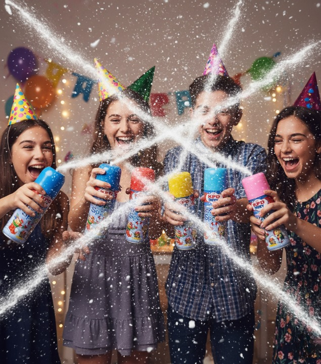 Pack Of 2 Snow Spray For Party - Image 2