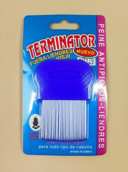 Multicolor Anti-Lice Hair Comb With Stainless Steel Micro-Grooved... - Image 5