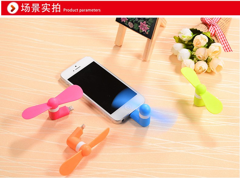 Summer Hot 2 In 1 Mini Usb Fan Portable Fan For Mobile Phone... - Image 4